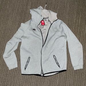 Nike grey zip hoodie